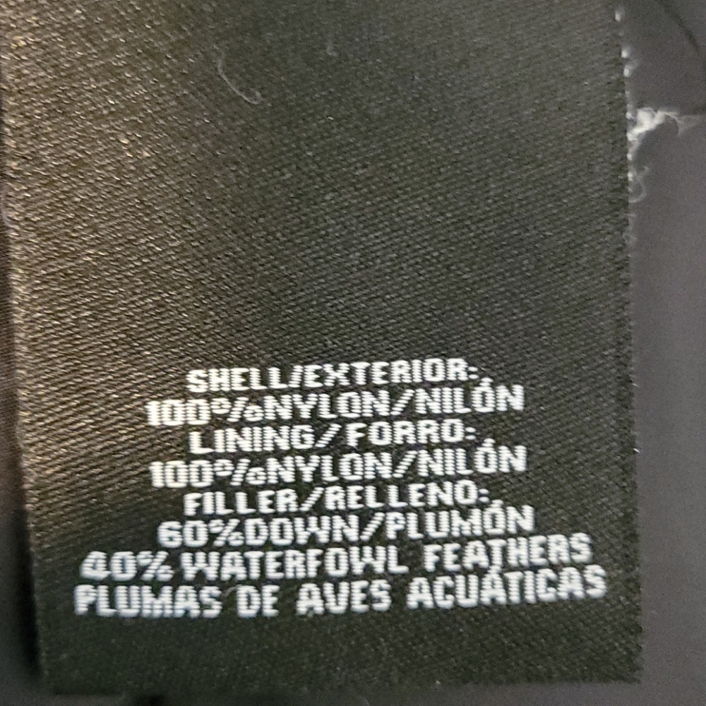 Down feather vest. Black, Athletech, size S - Picture 4 of 5